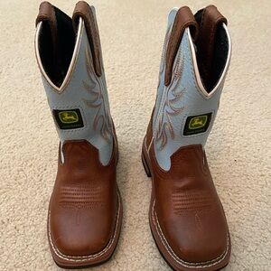 Little boys John Deere cowboy boots